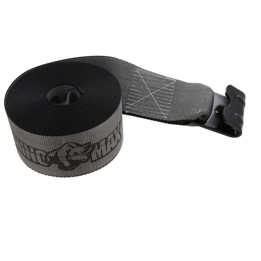 4" by 30' Rhino MAX Flat Hook Winch Strap - Kinedyne